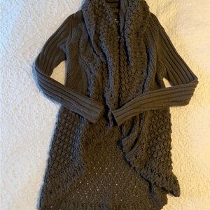 David Kahn Charcoal Knit Women's Cardigan